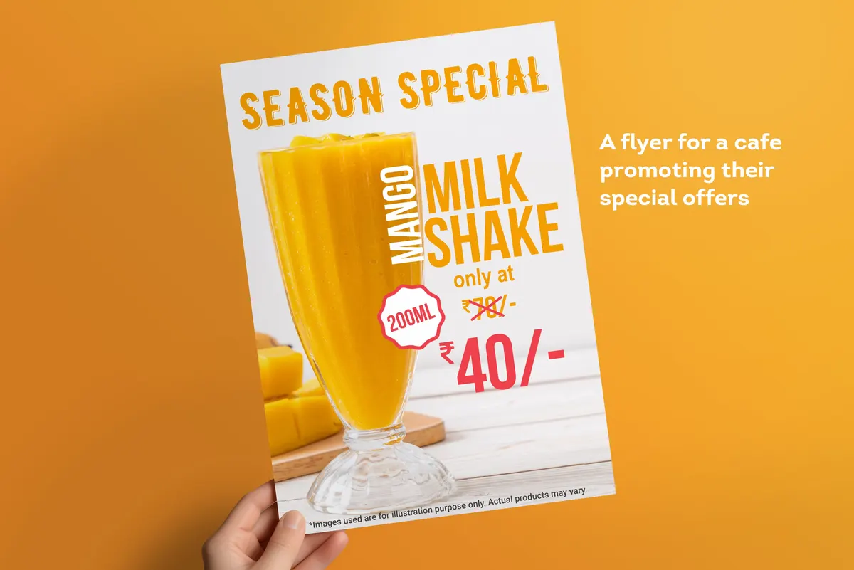 flyer for mango season