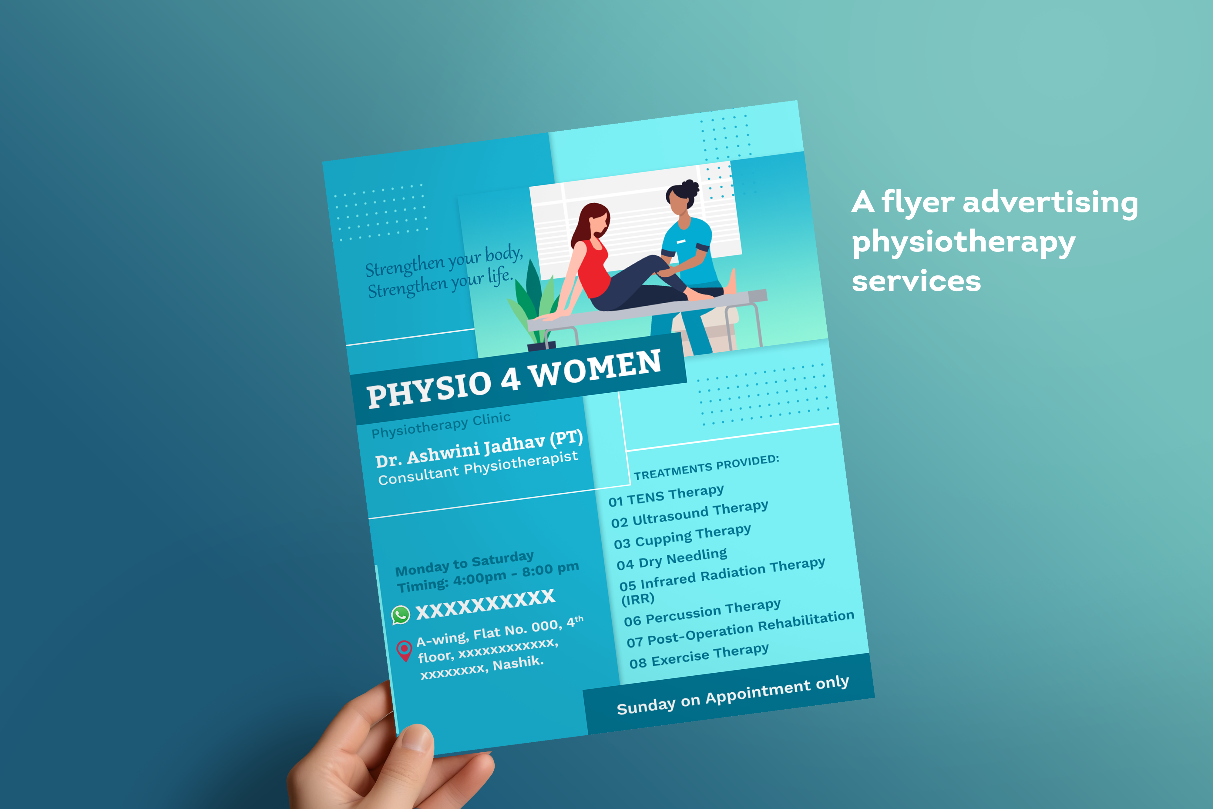 flyer for physiotherapist