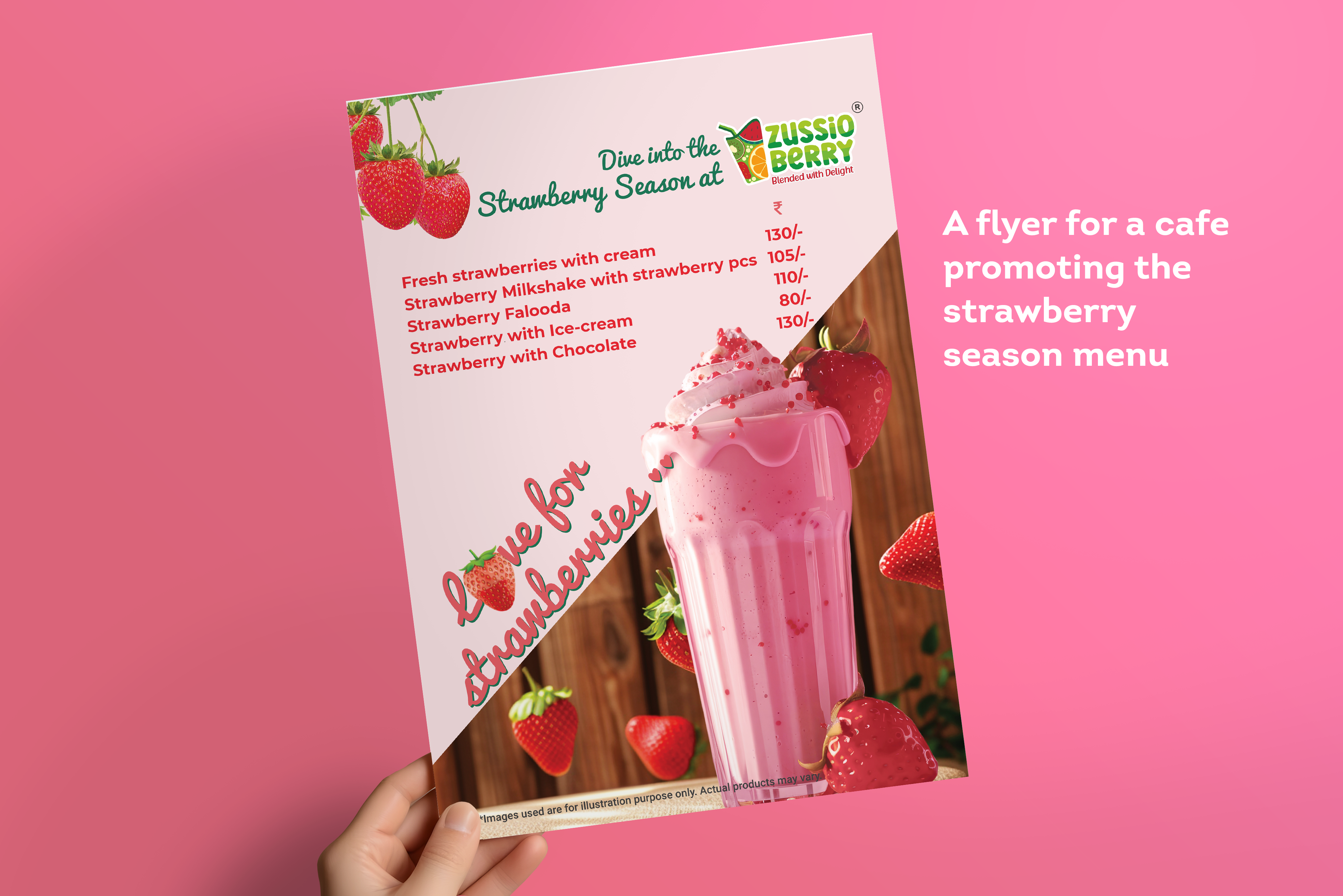 flyer for strawberry season